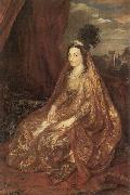 Portrat der Elisabeth oder Theresia Shirley in orientalischer Kleidung, Anthony Van Dyck